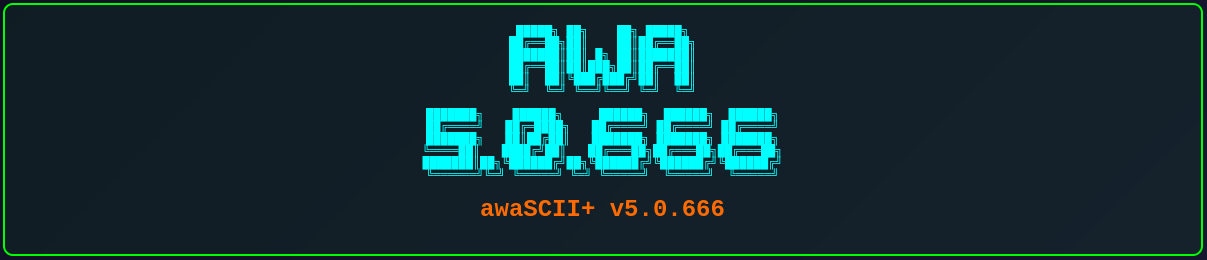 awaSCII+ Web : Quand l’encodage devient un art de vivre